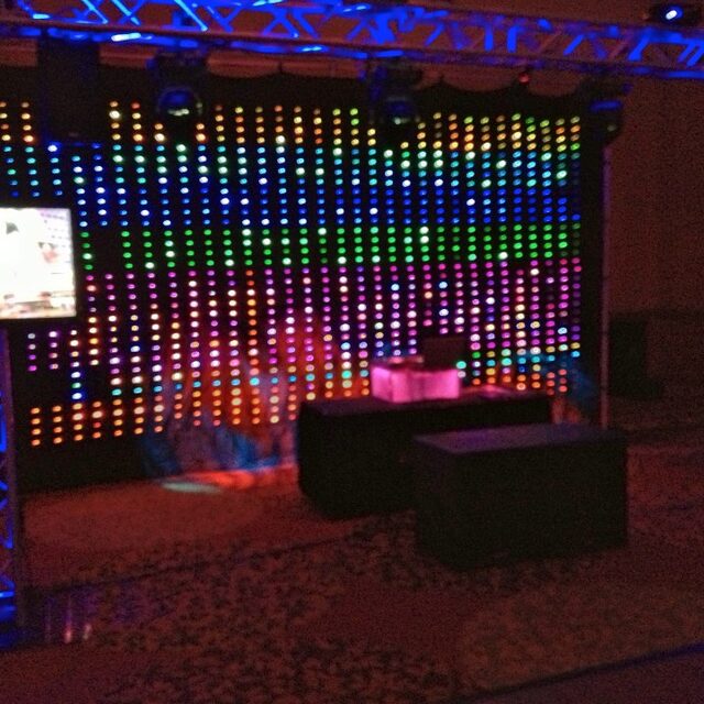Colorado Event Productions – LED Fabric, LED Curtains, LED Backdrop, Color Changing Sparkle Drape